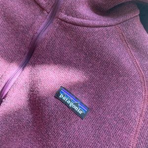 Patagonia better sweater purple hoodie